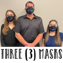 Load image into Gallery viewer, 3 Led Scrolling Masks - Three (3) Masks - Free Express Shipping