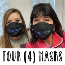 Load image into Gallery viewer, 4 Led Scrolling Masks - Four (4) Masks - Free Express Shipping